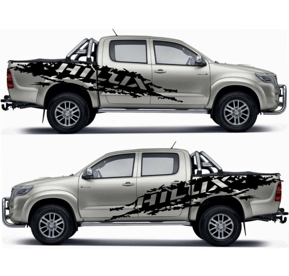 Zestaw naklejek na boki Hilux Toyota Offroad sticker l200