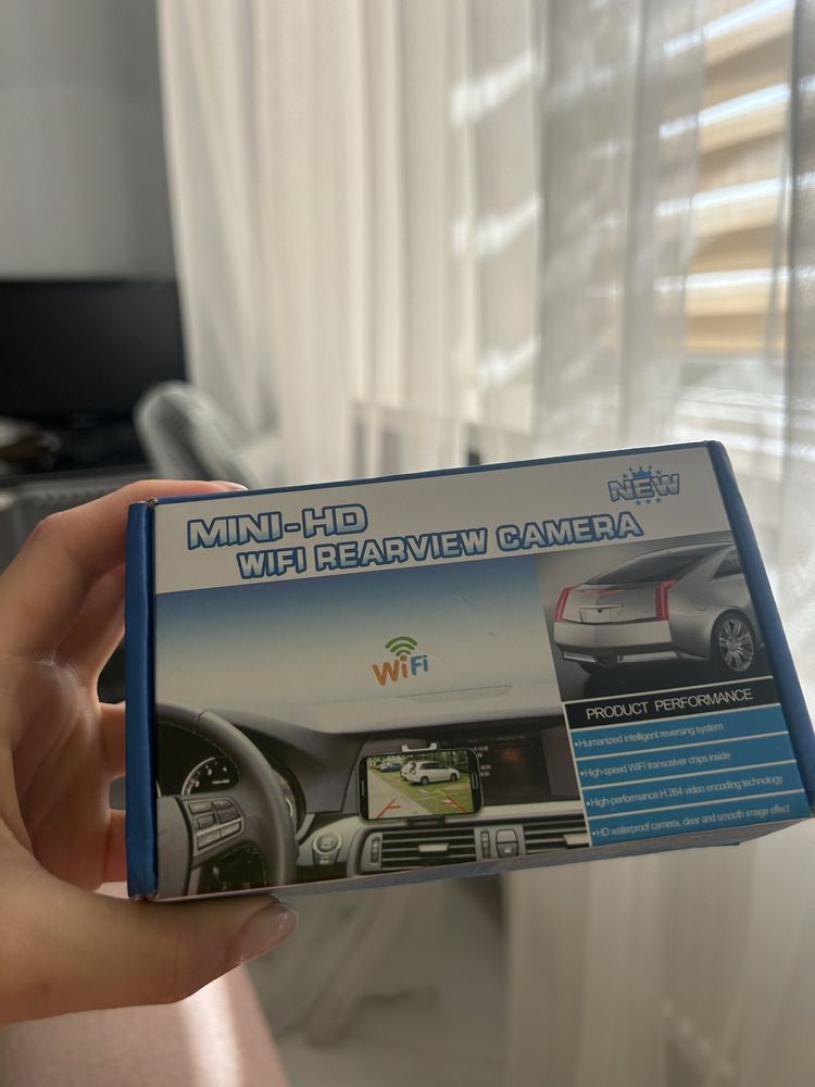 Камера заднього виду mini hd. Wifi .