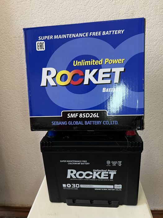 Новый акумулятор ROCKET 80 ач
