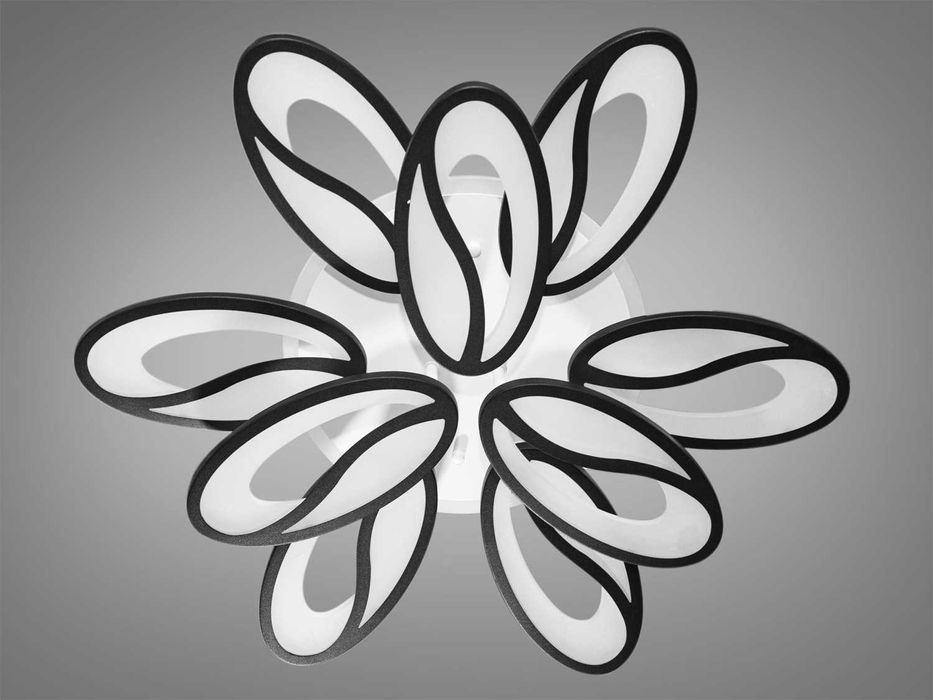 Стельова LED люстра 150W з диммером і підсвіткою