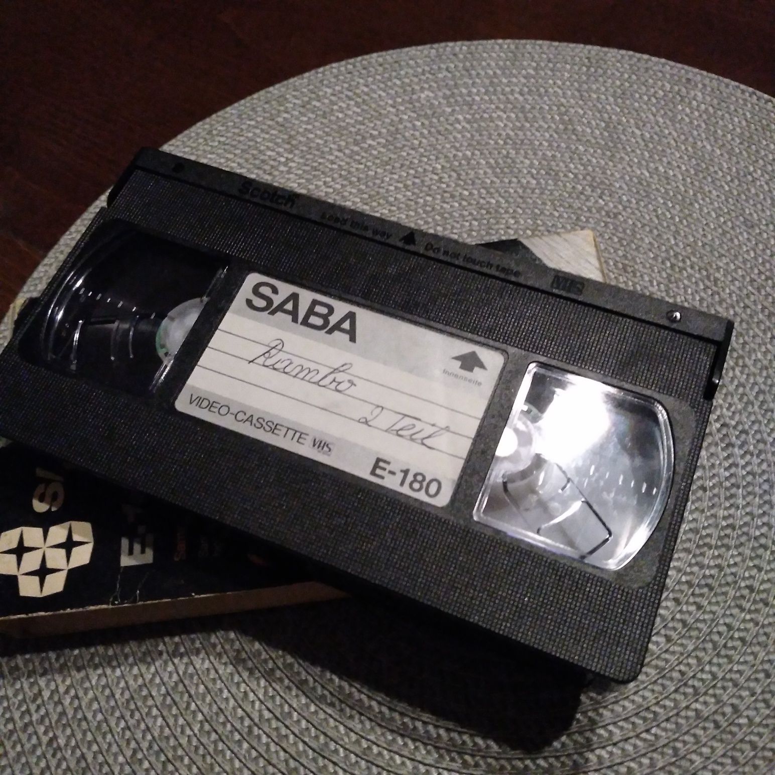 Kaseta vhs z filmem Rambo 2