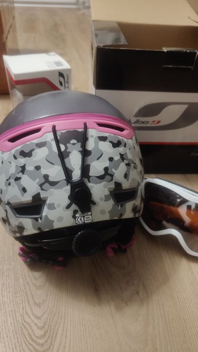 Kask i gogle narciarskie