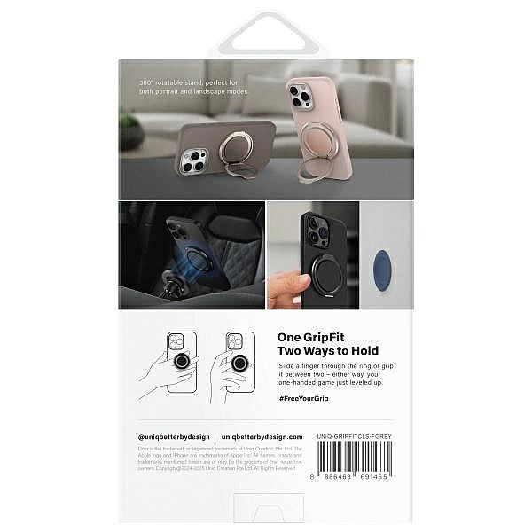 Uchwyt z podstawką UNIQ Gripfit 360 Magnetic Mount&Kickstand MagSafe -