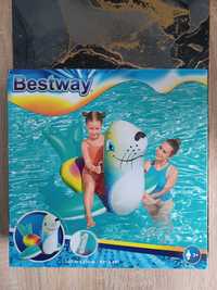 Nowy Bestway Foka do pływania z uchwytami Multikolor 1.57m x 1.14m