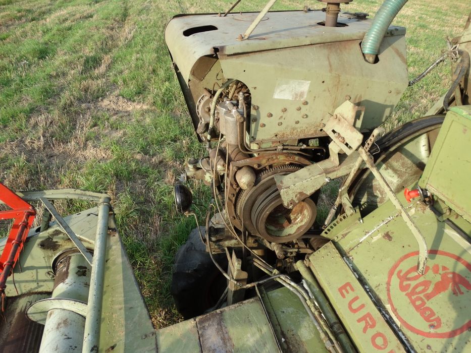 Kombajn zbożowy claas europa z sieczkarnią