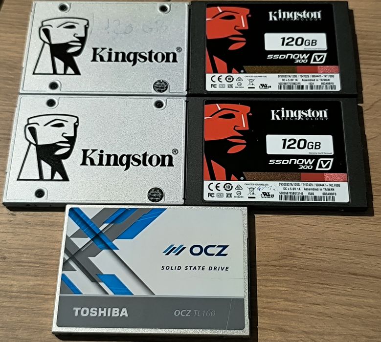 5x Dysk SSD 120 GB