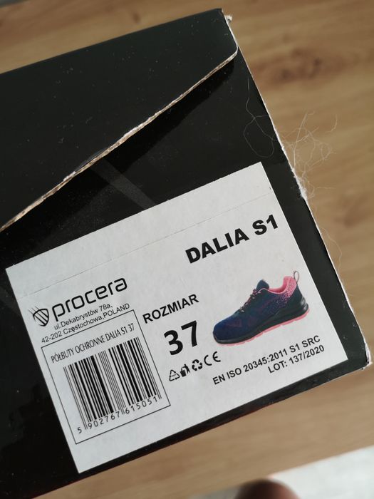 Buty budowlane robocze S1 procera r. 37