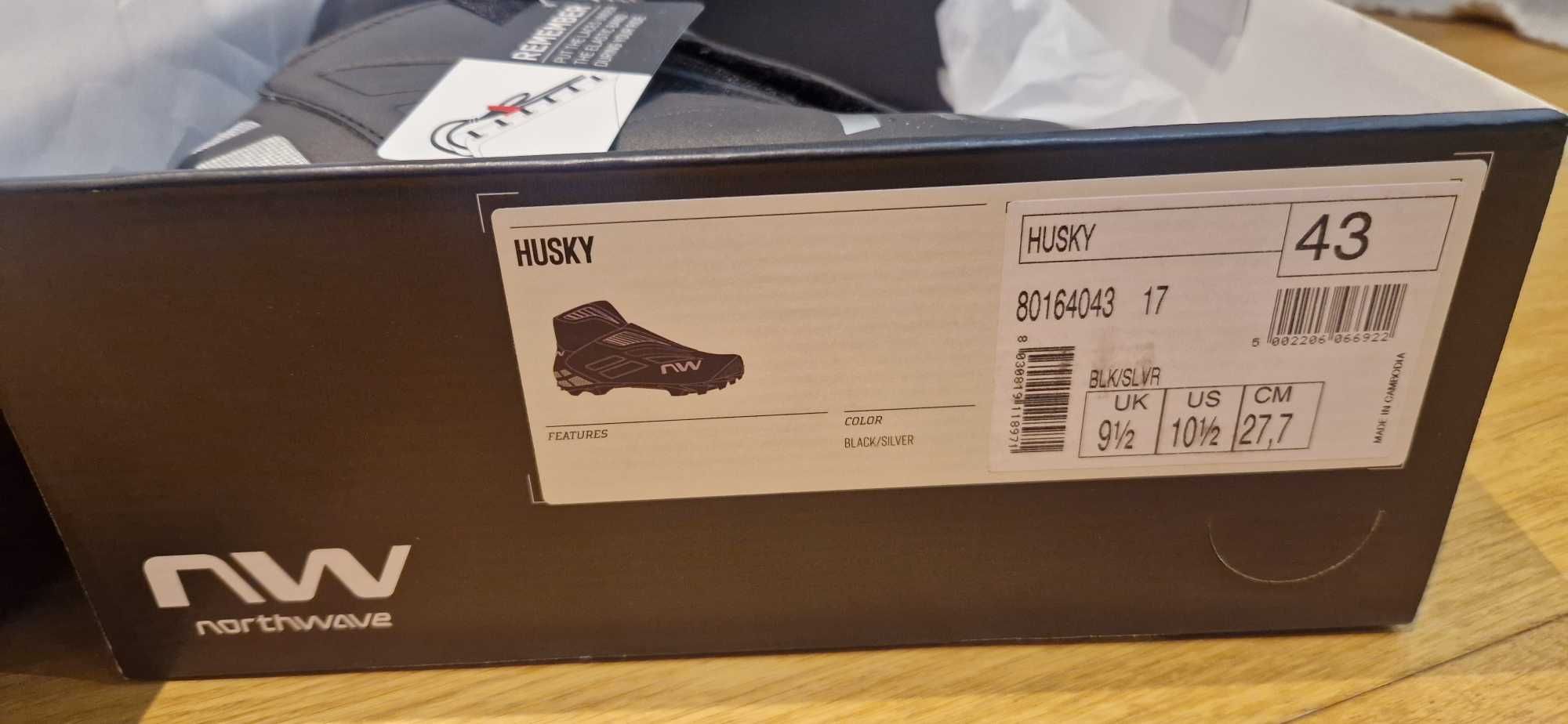 Zimowe buty rowerowe spd, Northwave Husky Tech-MTB Winter Shoes  r. 43