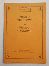 Prawo Wekslowe Prawo Czekowe 1936 r.