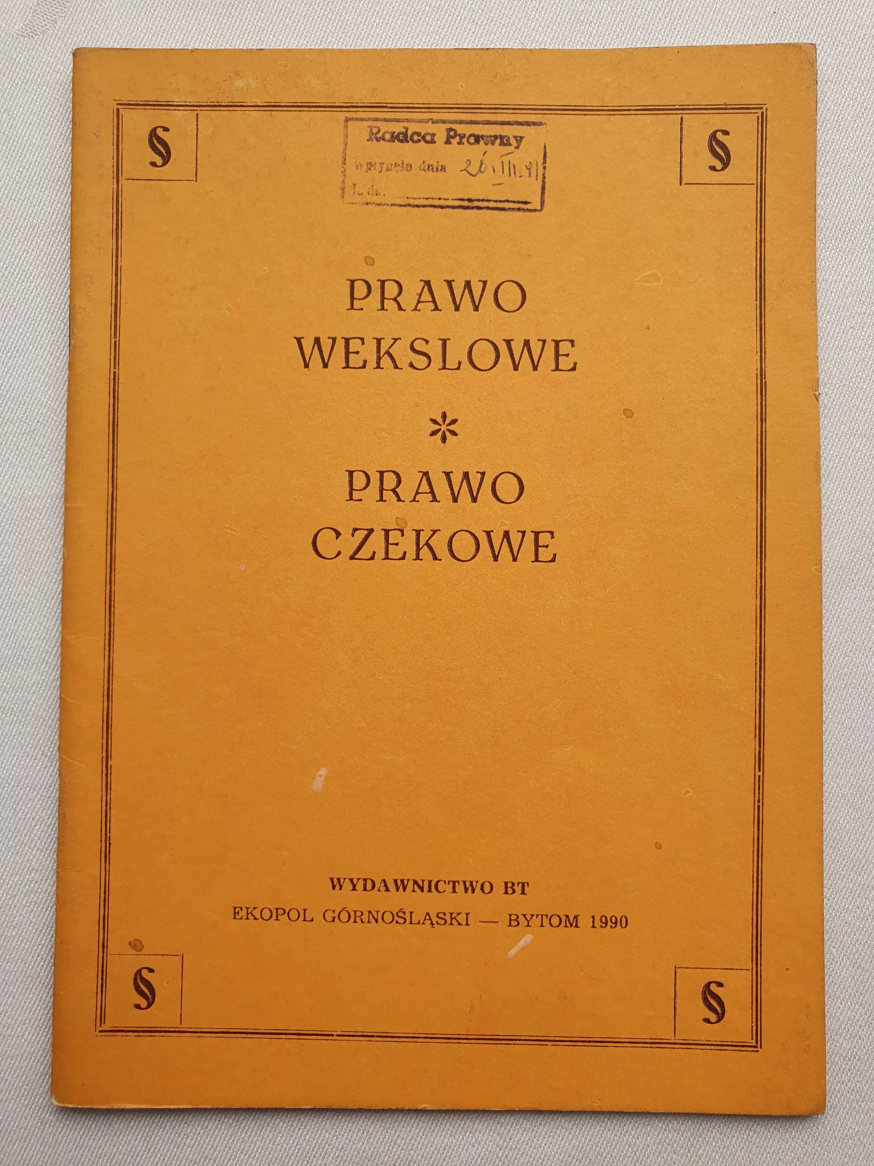 Prawo Wekslowe Prawo Czekowe 1936 r.