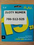 Łatwy numer, złoty numer, starter Nju