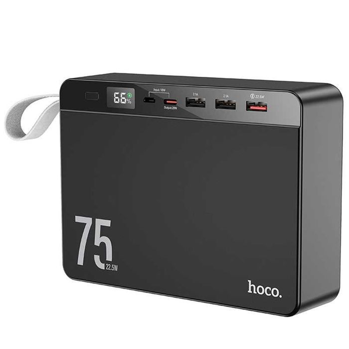 Павербанк Power Bank Hoco J94 Overlord 22.5W 75000 mAh, швидка зарядка