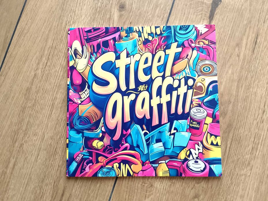 Street Graffiti, Coloring Book, kolorowanki dla dzieci i dorosłych.