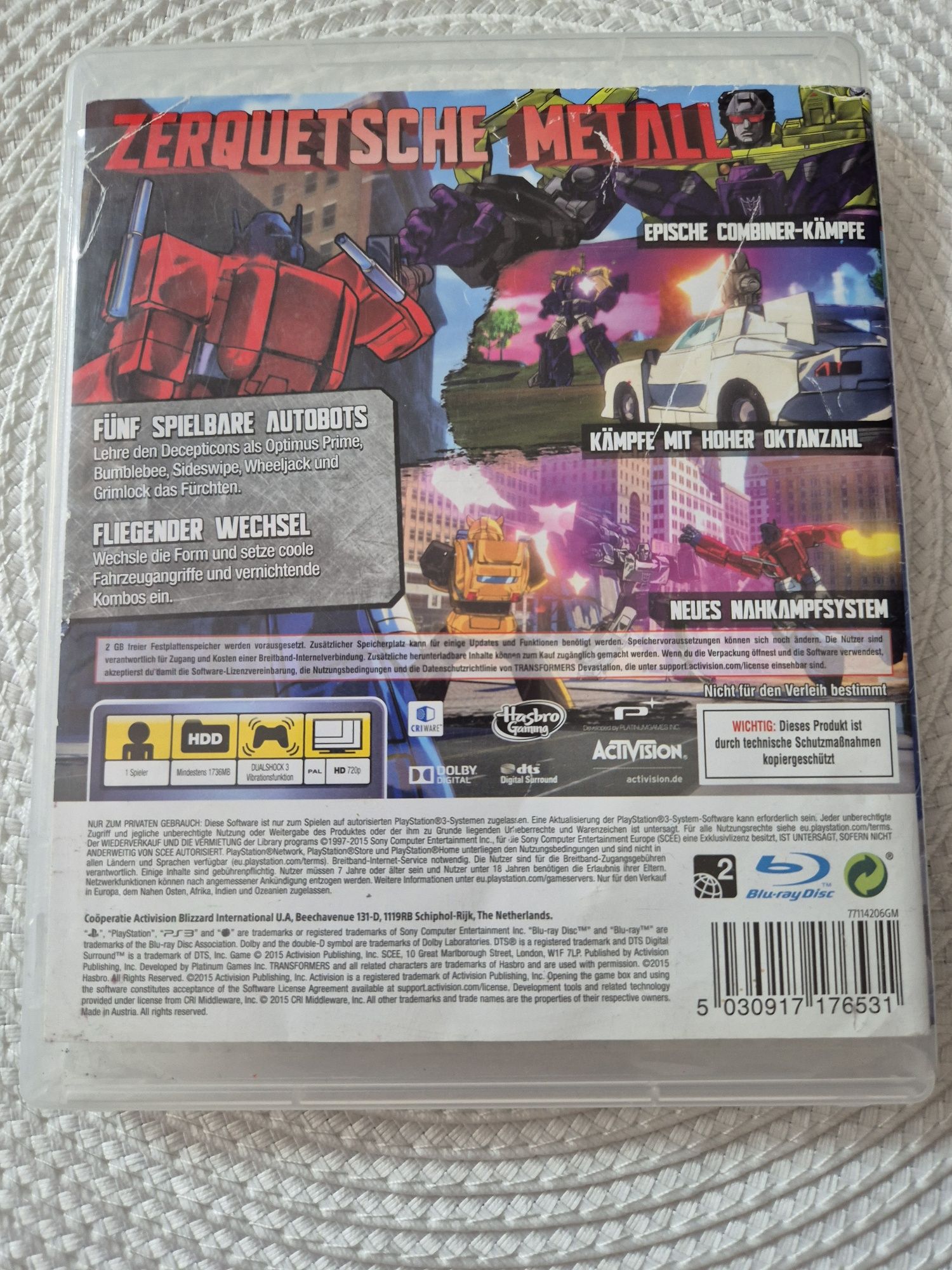 Gra Transformers PS3