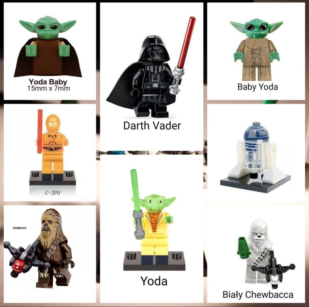 Nowe klocki figurka Star Wars gwiezdne wojny kompatybilne z Lego