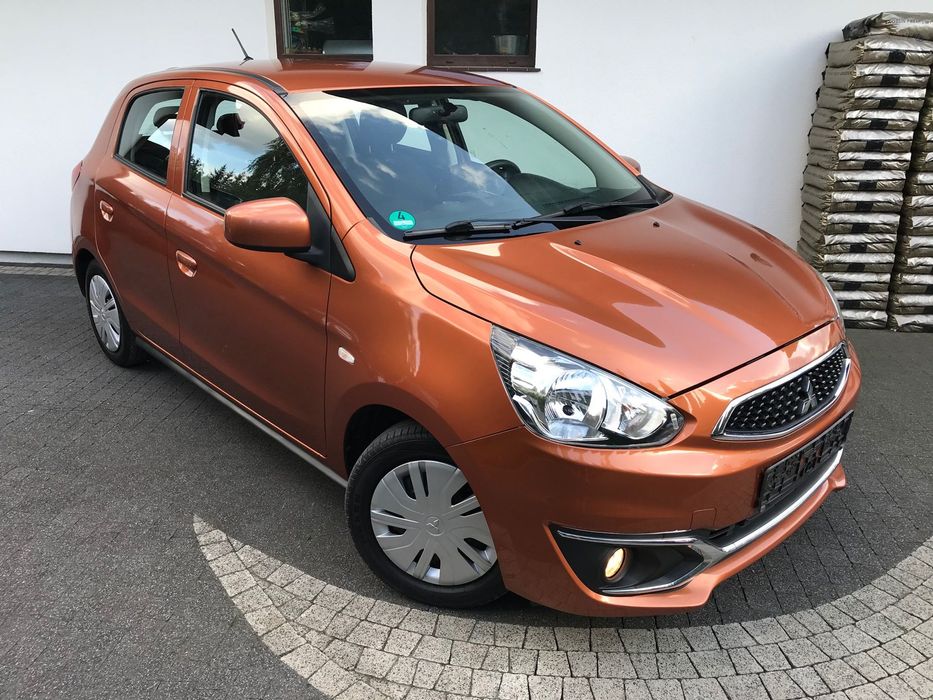 Mitsubishi Space Star Piękny Kolor_1.0_Tylko 87Tys-Serwis_I-Wł_Klima_8xKół_Ory.Lakier