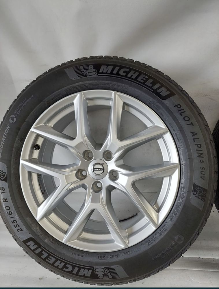 Volvo Xc60 koła Alu 235/60r18 Michelin zima 5x108