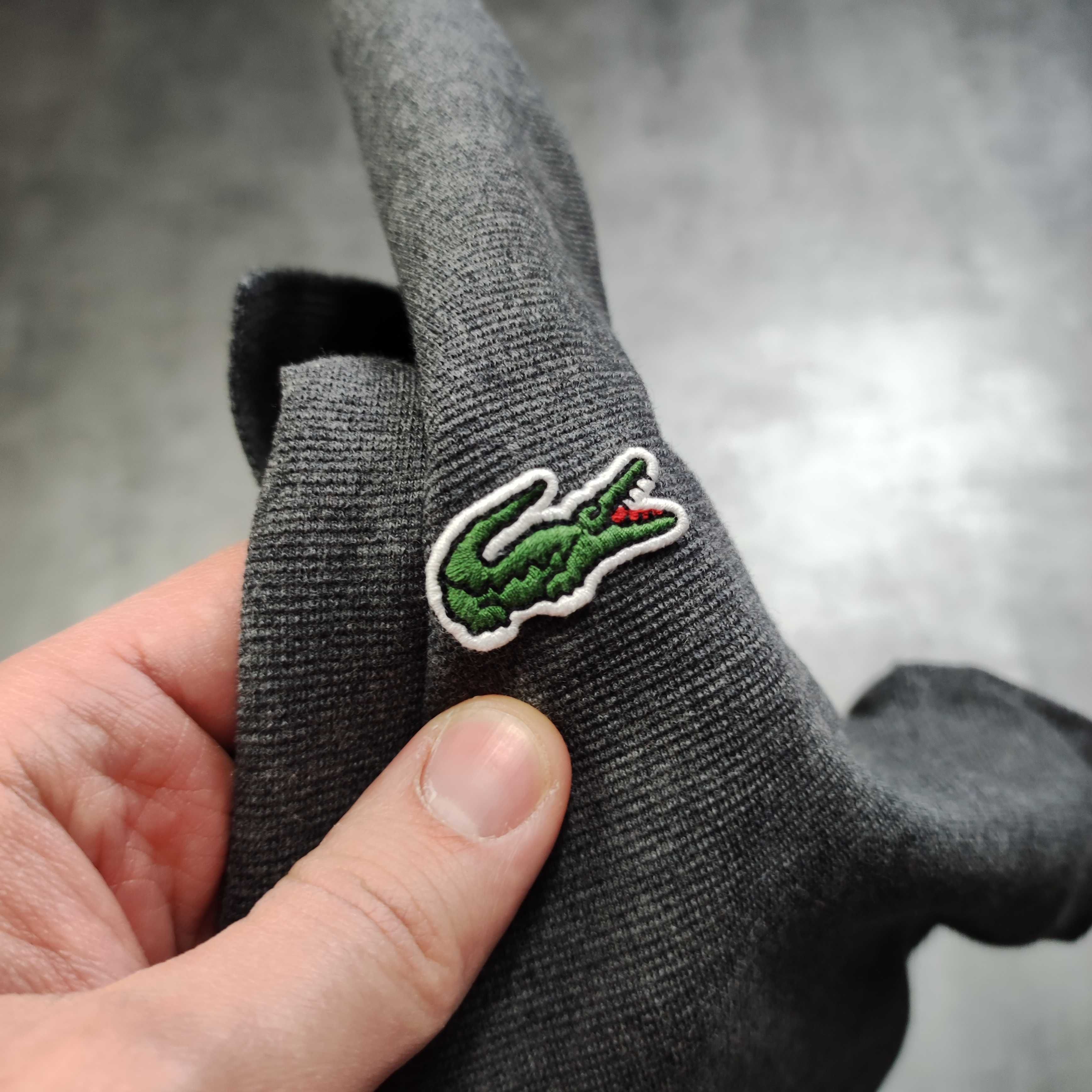 MĘSKA Koszulka Bawełna PREMIUM Lacoste Długi Rękaw Elegancka Slim POLO