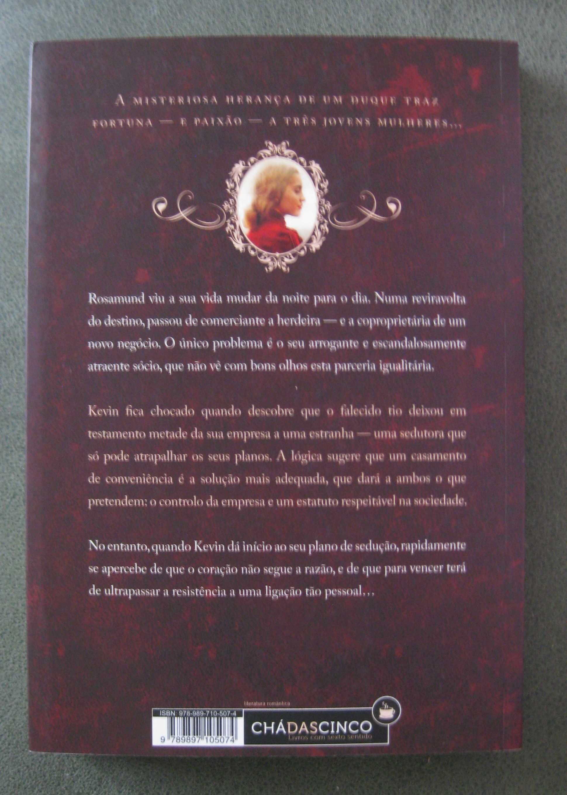 A Herdeira em Seda Vermelha de Madeline Hunter NOVO