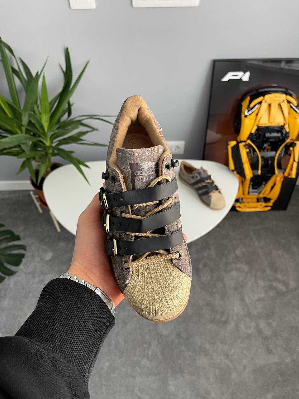 Кросівки Adidas Superstar Rabbit Hole адідас супер стар коричневі