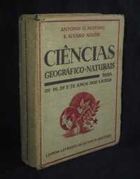 Livro Ciências Geográfico Naturais António G. Matoso e Álvaro Ataíde