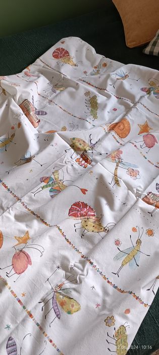 Poszewka , pościel na kołderkę niemowlęcą