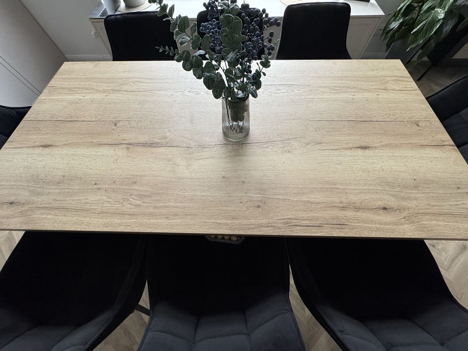Stół na 8 osób nierozkładany 200x100 dąb halifax