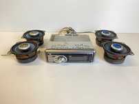 Radioodtwarzacz JVC + 4 głośniki 10CM Boschmann MP3 USB