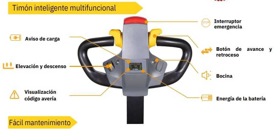 Stacker Elétrico 1500kg NOVO modelo EXCELENTE maquina