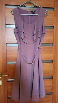 Fioletowa sukienka H&M r.40