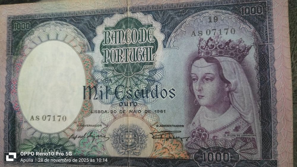 Vendo conjunto notas de escudo