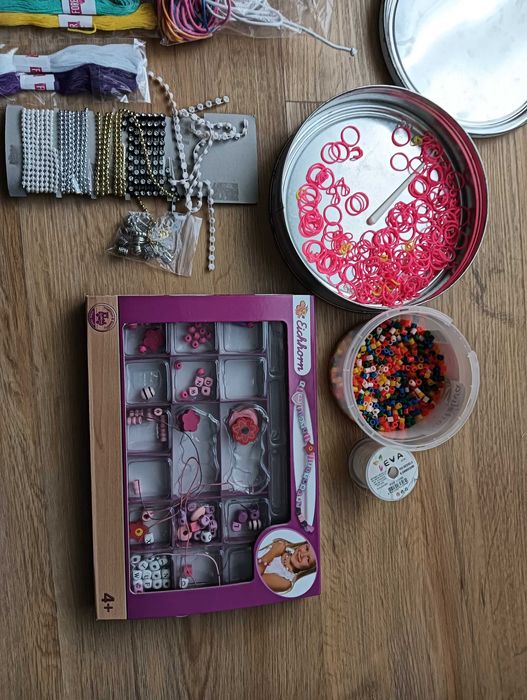 Material para fazer pulseiras/fios infantis