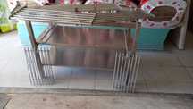 Bancada  prateleiras inox