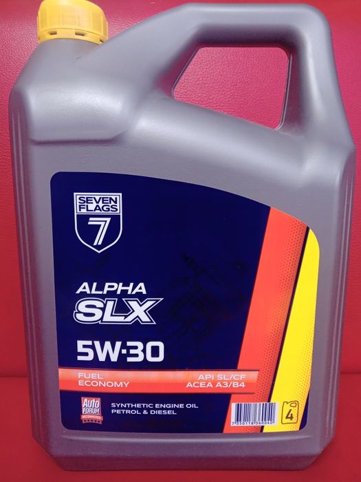 Олива моторна 5w-30 синтетична 4л. Seven Flags