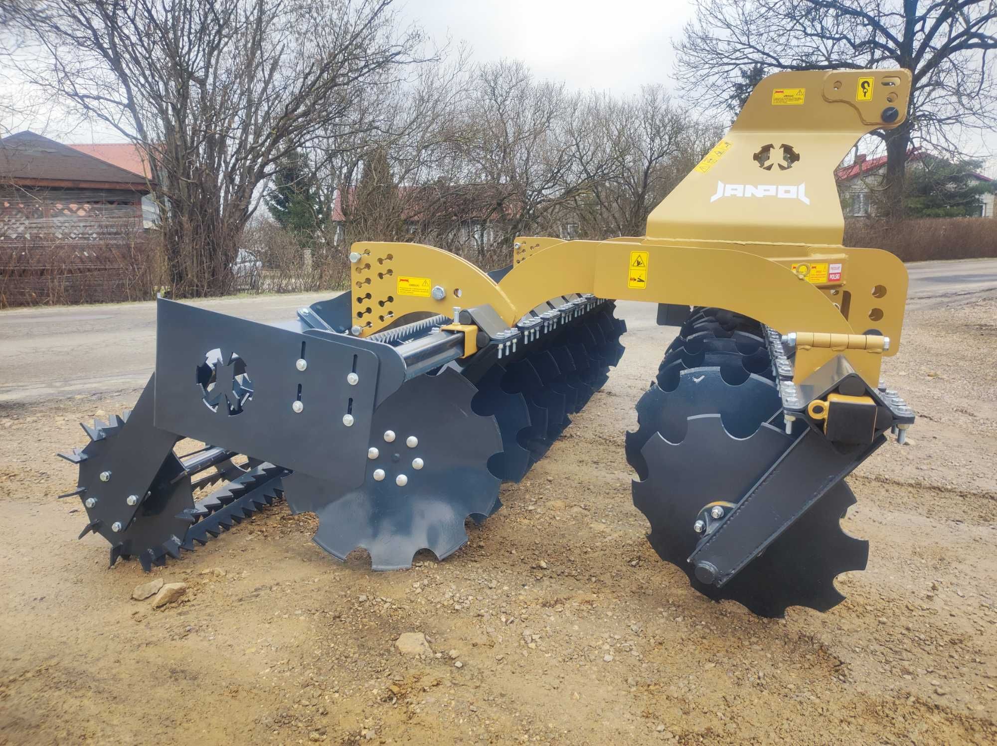 Brona talerzowa 2,5/2,7/3m TALERZÓWKA bez hydropaku rura/struna CIĘŻKA