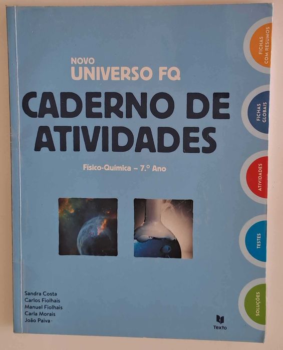 Cadernos de atividades e livros escolares 7ºano - vários livros