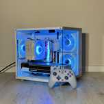 Komputer gamingowy do gier biały | RTX3080 | RYZEN5 | 16GB RAM | SSD