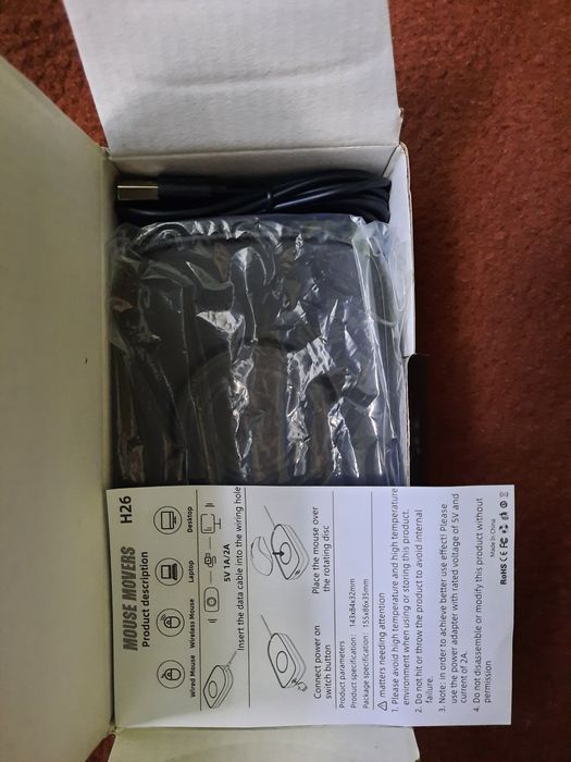 Symulator myszki komputerowej Mouse Jiggler praca zdalna ruch myszką