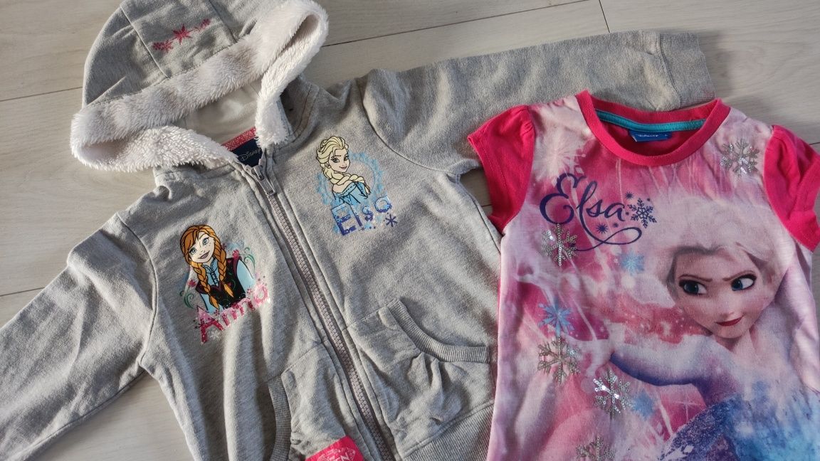 Zestaw bluza+bluzka Disney Frozen 98/104