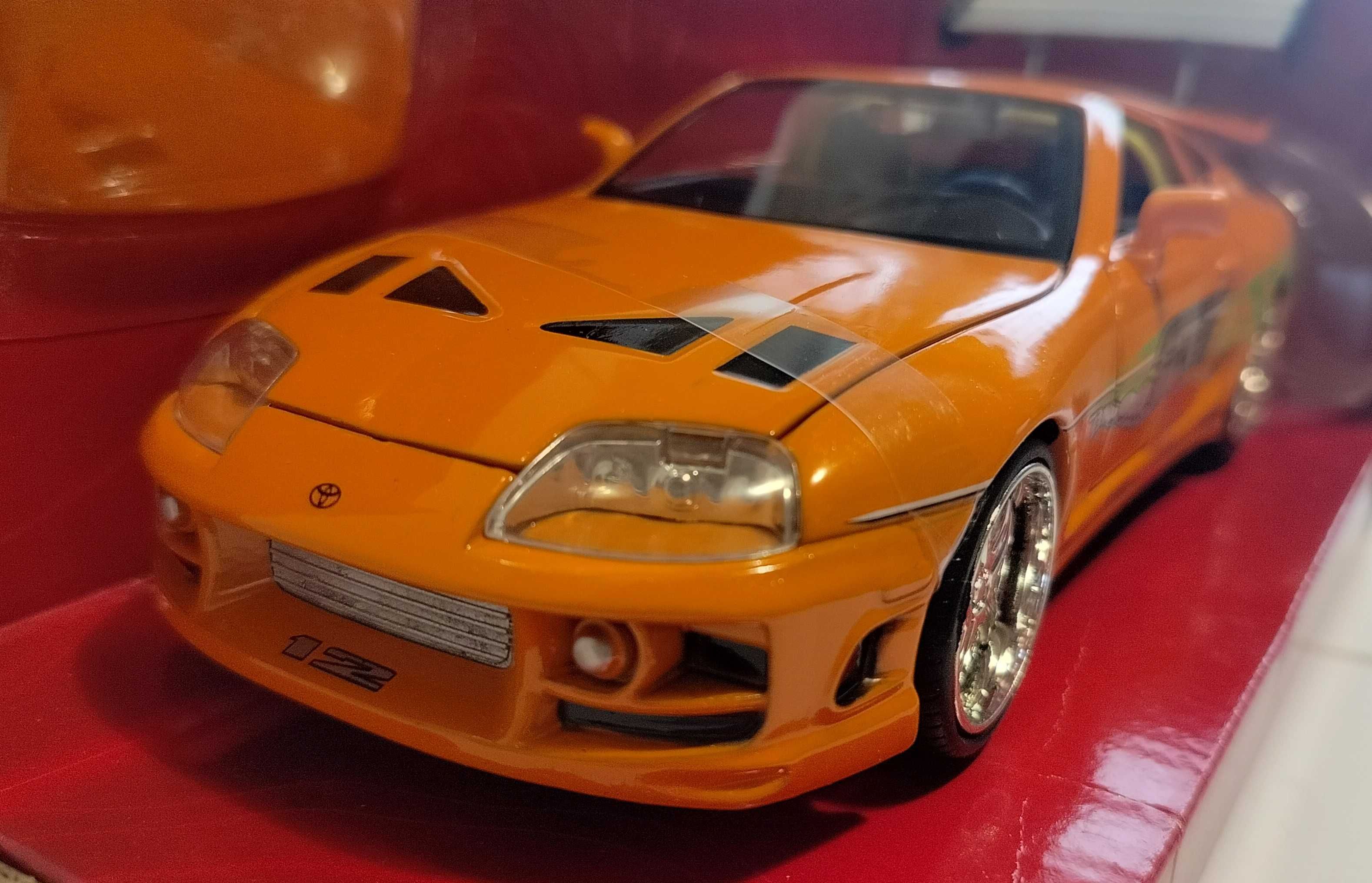 1:24 szybki i wściekły Brian 1995 Toyota Supra model autko