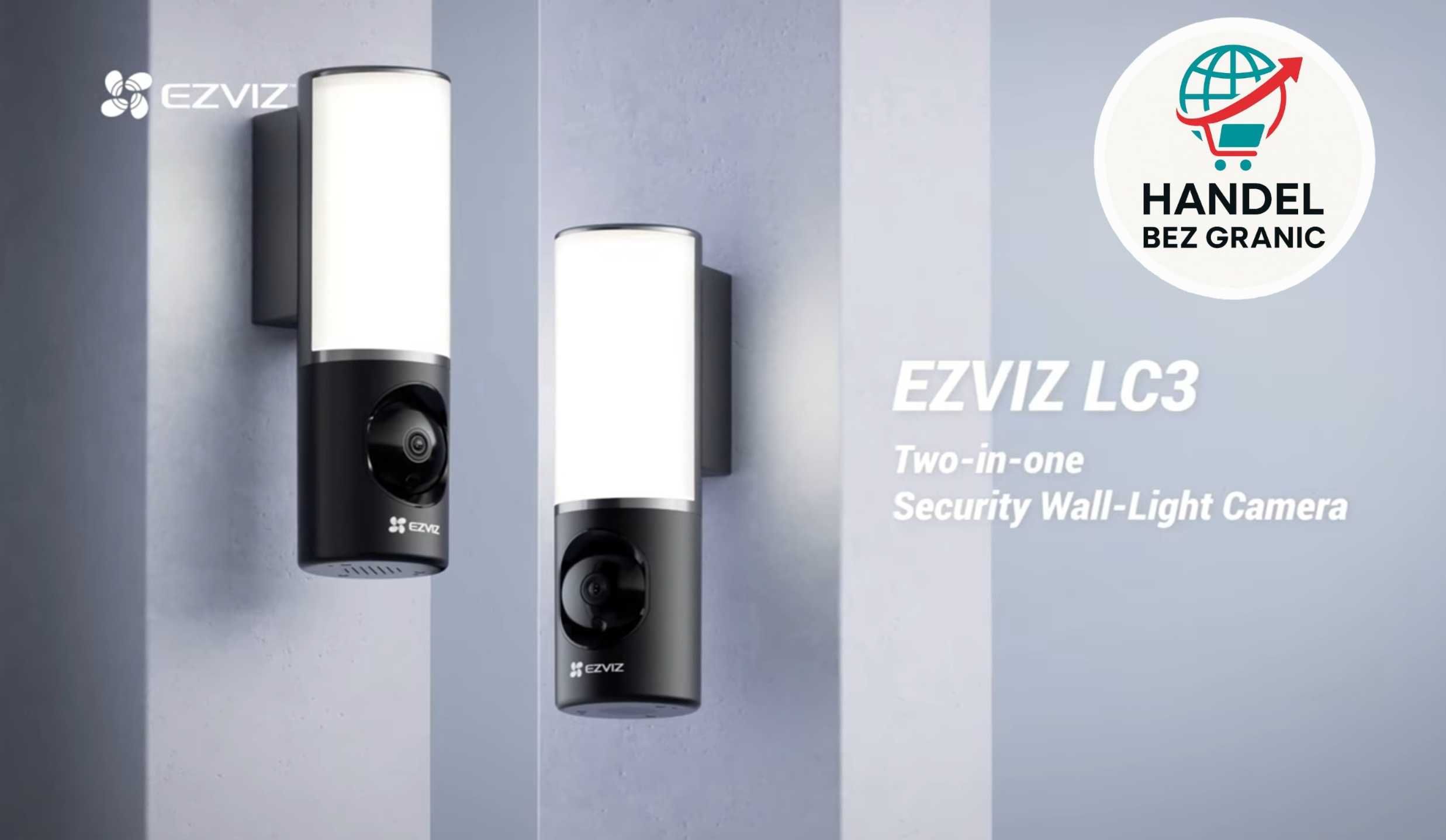 EZVIZ LC3 Inteligentna zewnętrzna kamera bezpieczeństwa z reflektorem