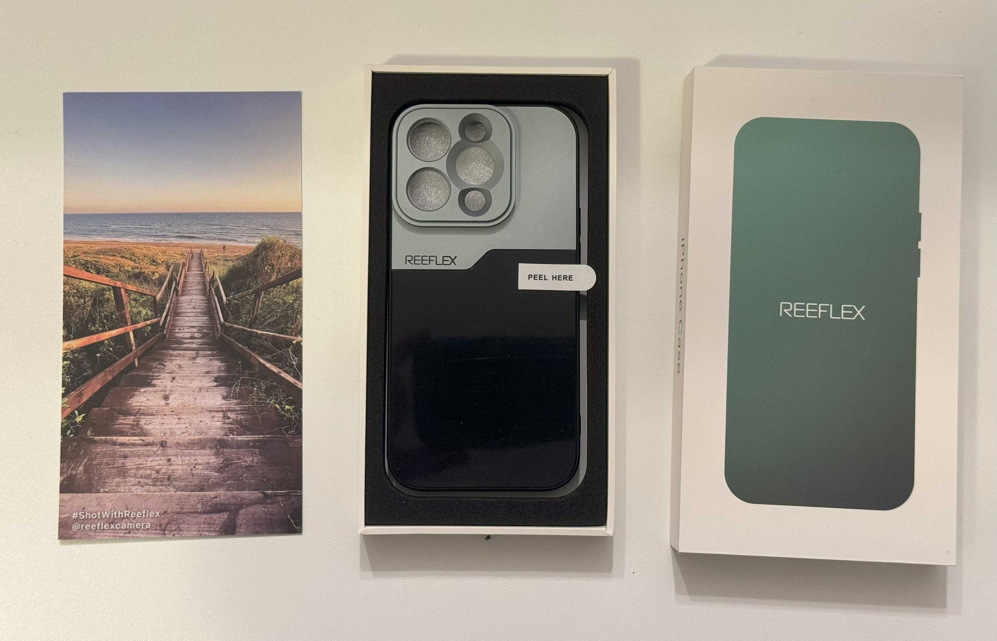 Capa Reeflex para iPhone 14 pro com rosca de 17mm