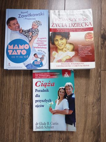 Książki ciąża, pierwszy rok życia dziecka, pielęgnacja dziecka