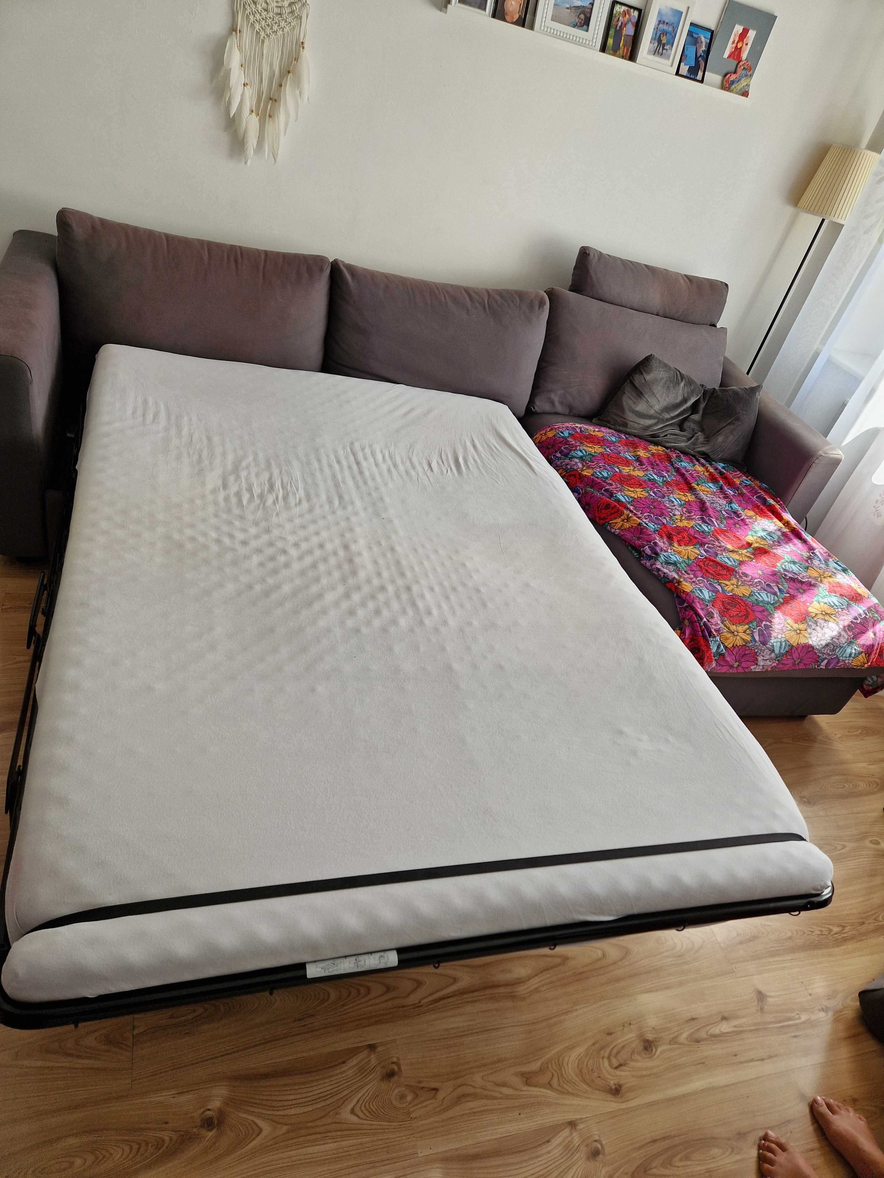 Narożnik Ikea Vimle 3 os z szezlongiem i funkcją spania
