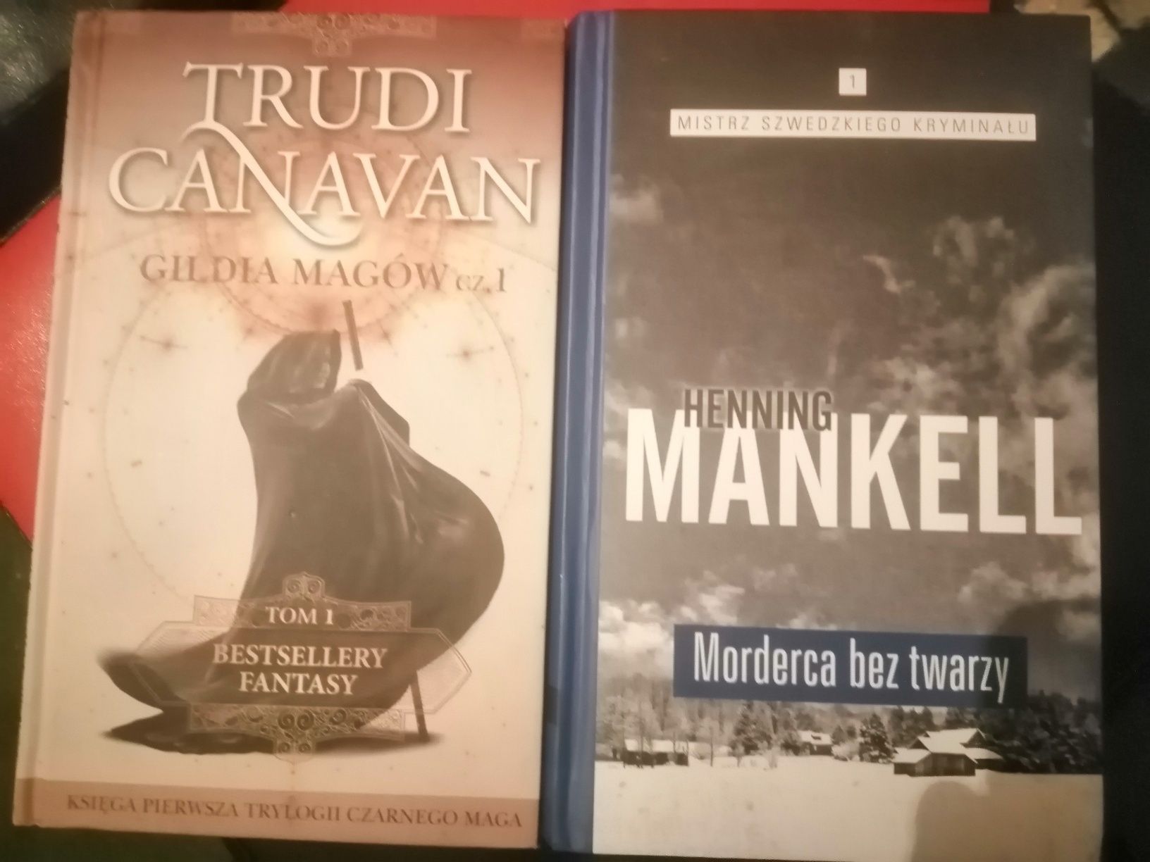 Książki Mankell, morderca bez twarzy, trudi canavan gildia magów