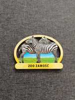 Magnes drewniany pamiątka ZOO Zamość Roztocze Zebra Zebry