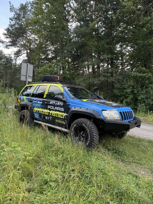 Jeep Grand Cherokee WJ 4.7 LPG snorkel opony 32” stalowe zderzaki