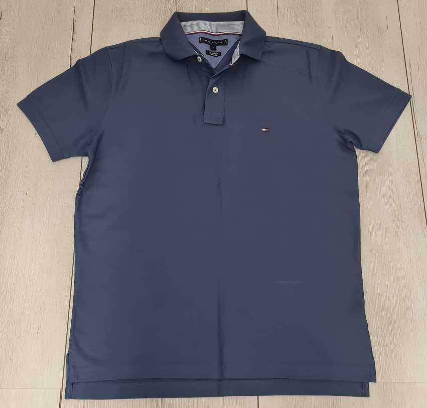 NOWA Koszulka POLO męska TOMMY HILFIGER regular fit (rozmiar M/L)