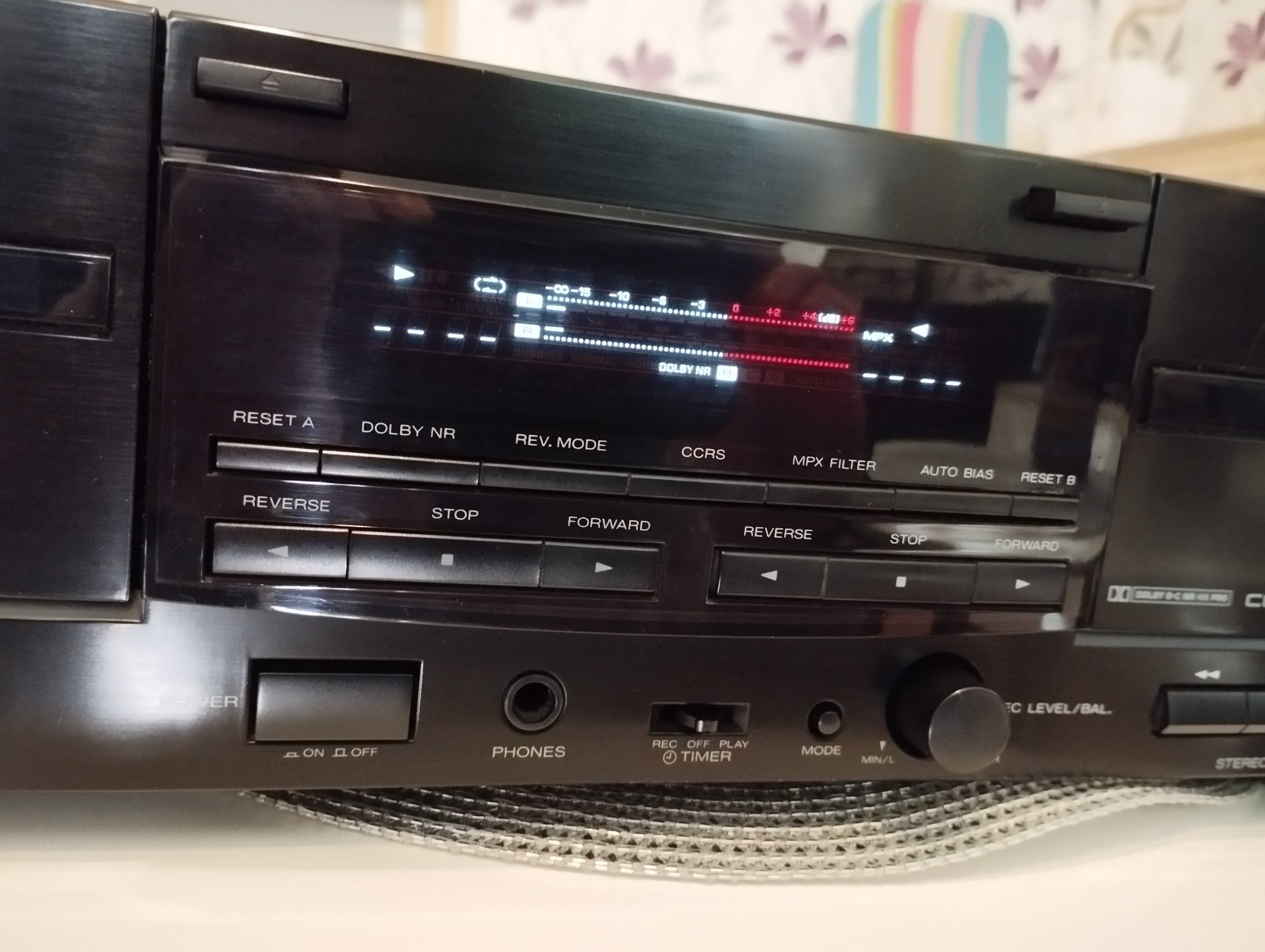 Kenwood KX-W4080 Odtwarzacz kasetowy 2 kieszenie