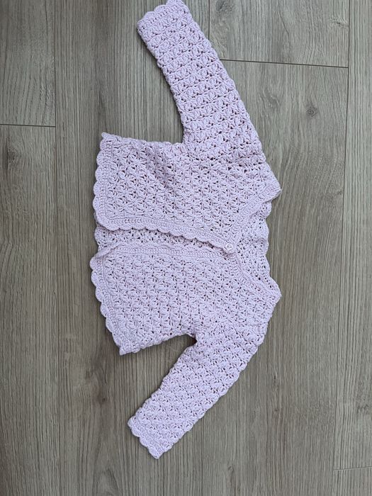 Różowy sweterek rozmiar 68